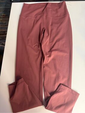 90 Degree By Reflex High-Waist Leggings in Mauve Rose